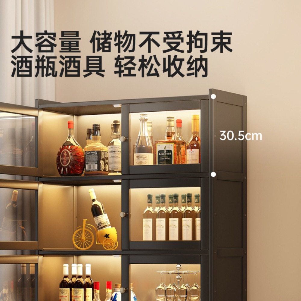 壁に沿ったワインキャビネットロッカーリビングルーム家庭用白酒 - Storage のレビューと価格