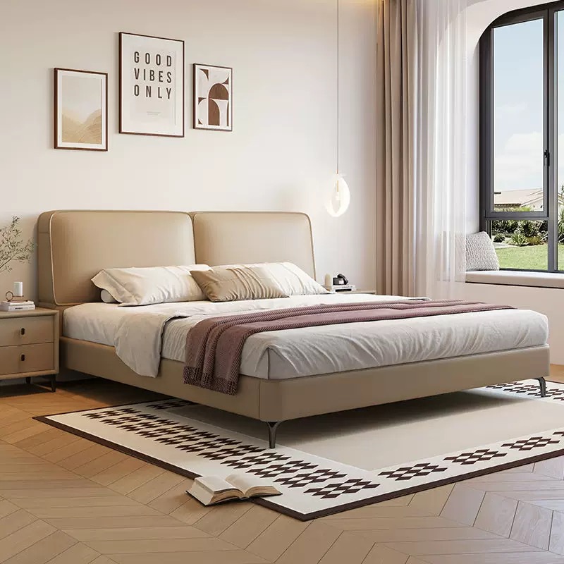モダンな高級感あふれる木製寝室家具。柔らかい張地のベッド、キ - King Size Bed Frame With Storage Drawers のレビューと価格